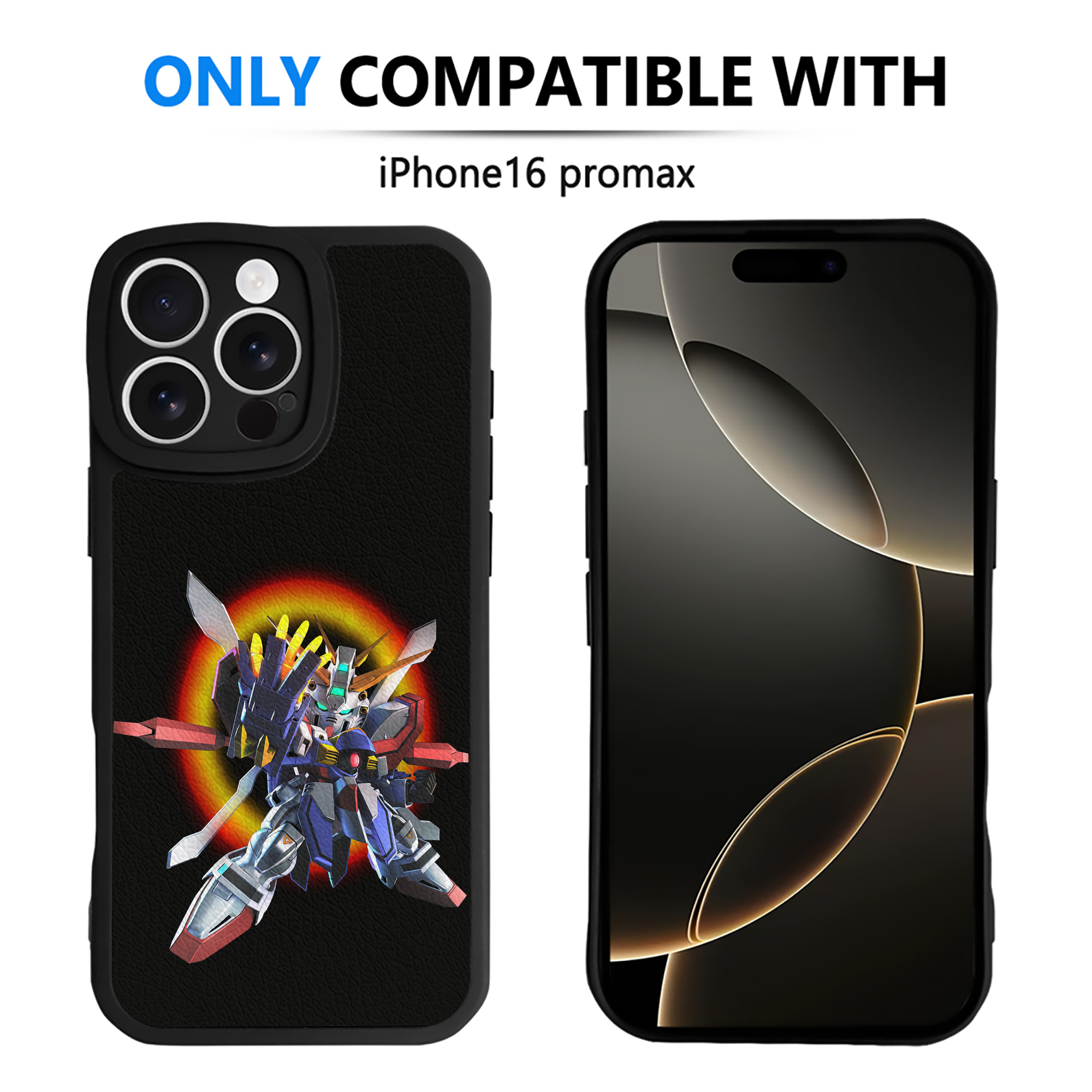 （画像用） 機動戦士ガンダム Mobile Suit Gundam 【iPhone 16シリーズ対応】シリコンスマホケース（レザー調） 材質：シリコン